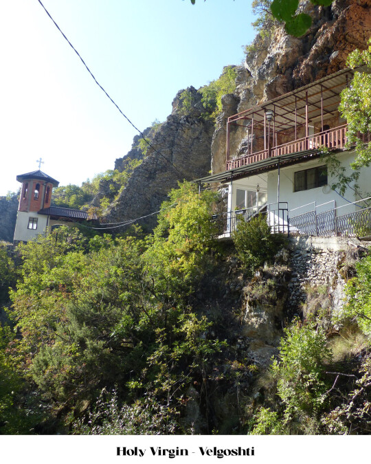 Image of Church of the Holy Virgin, village of Velgoshti (cave church), region of Ohrid