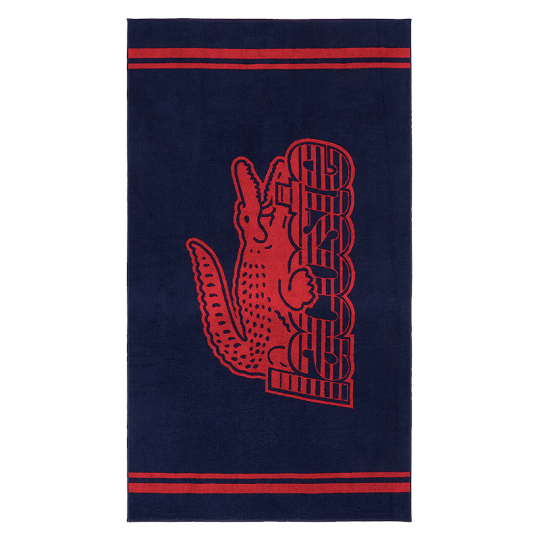 Image of LACOSTE L ICONS Marine  - пешкир за на плажа 90х160