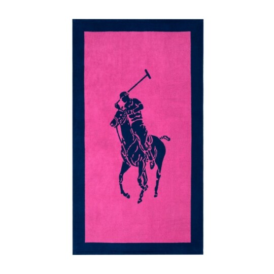 Image of RALPH LAUREN POLO JACQUARD - пешкир за на плажа 100х170 см