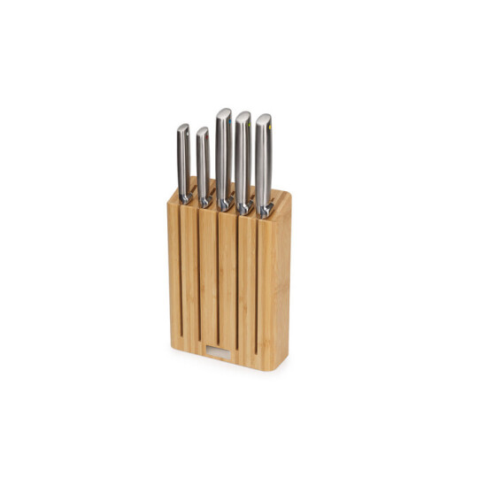 Image of Elevate Steel Knives Bamboo 5pc Block - сет од 5 ножеви