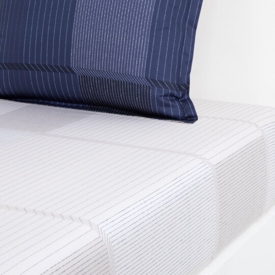 Image of BOSS TENNIS STRIPES Navy - чаршаф