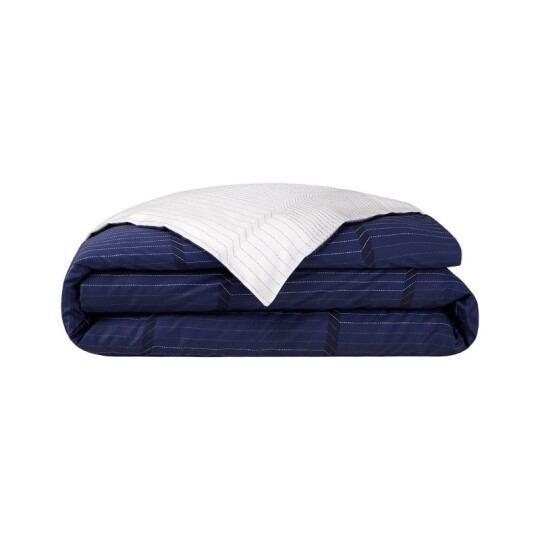 Image of BOSS TENNIS STRIPES Navy - навлака за јорган