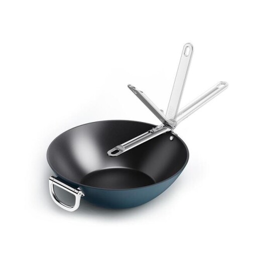 Image of Space Folding Handle - вок тава 32cm Blue