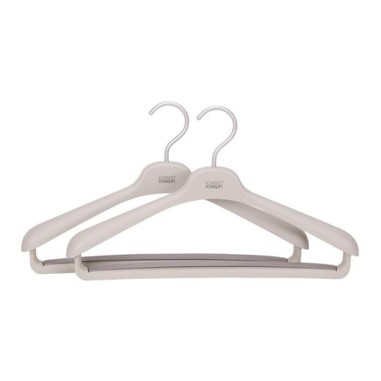 Image of Orderly™ Set of 2 Ecru Suit & Coat Hangers - сет од 2 закачалки