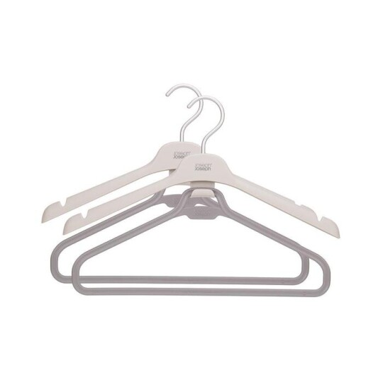 Image of Orderly™ Set of 2 Ecru Long Garment Hangers - сет од 2 закачалки