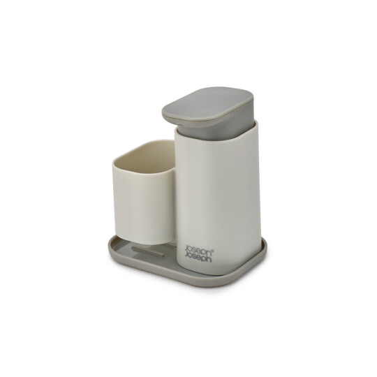 Image of Duo Soap Pump with Sponge Holder - организер за во кујна (Grey)