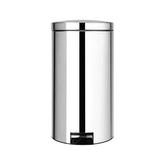 Image of NewIcon Pedal Bin - канта за отпадоци, Brilliant Steel