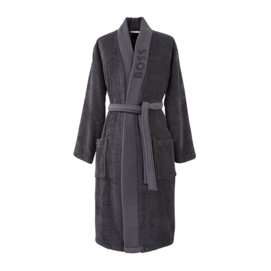 Image of BOSS PLAIN Graphit – пењоар