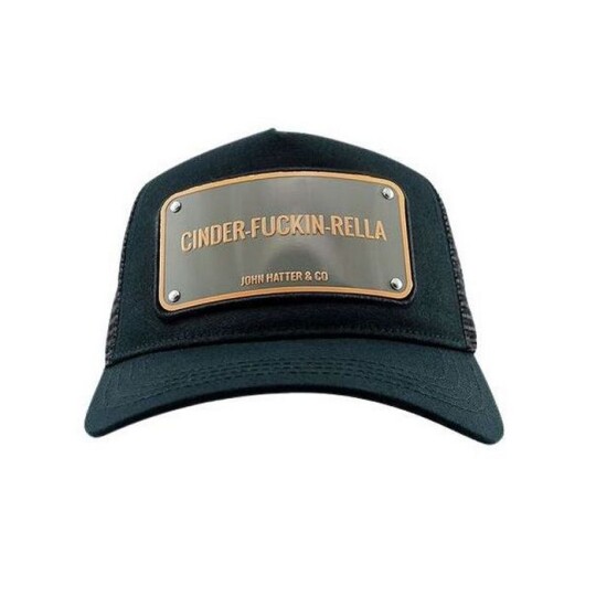 Image of Cinder-F*ckin-Rella Black, Aluminium Cap - капа