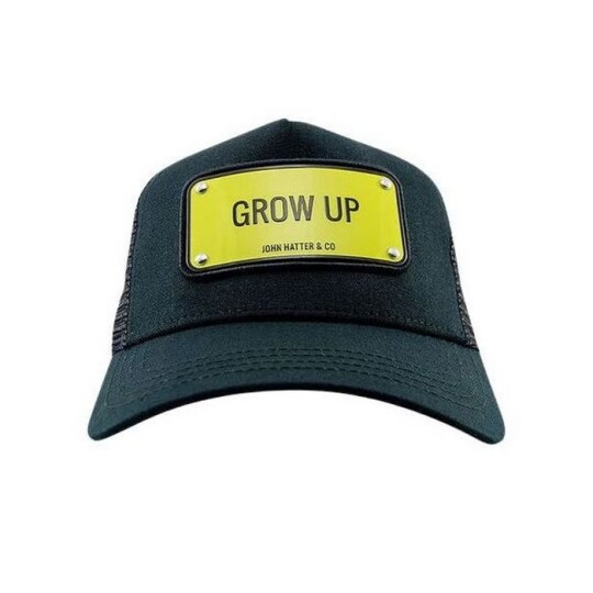 Image of Grow Up Black, Aluminium Cap - Kids - капа