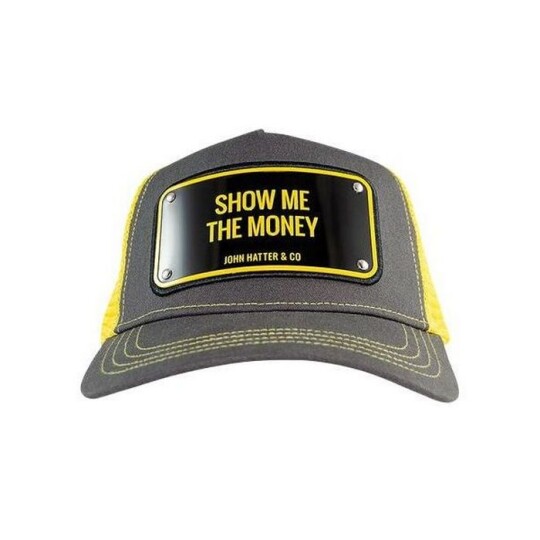 Image of Show me the money Brown/Yellow, Aluminium Cap - капа