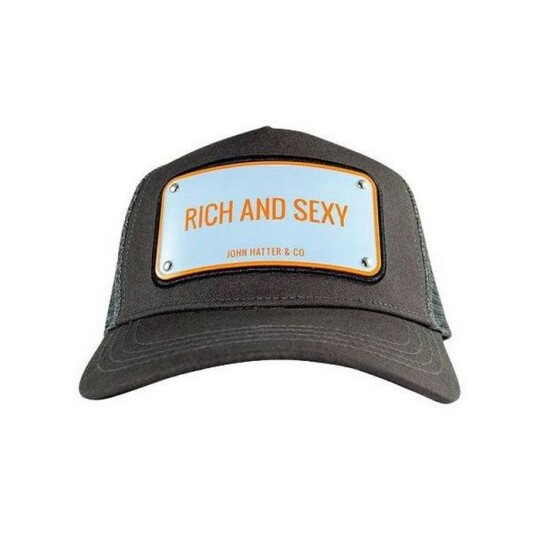 Image of Rich And Sexy, Grey Aluminium Cap - капа