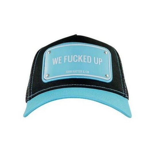 Image of We Fucked Up Black & Blue, Aluminium Cap - капа