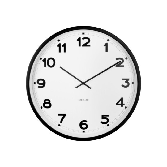 Image of Karlsson Wall clock New Classic - часовник D.60cm White