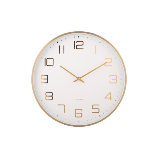 Image of Karlsson Wall clock Elegance Glow - часовник white