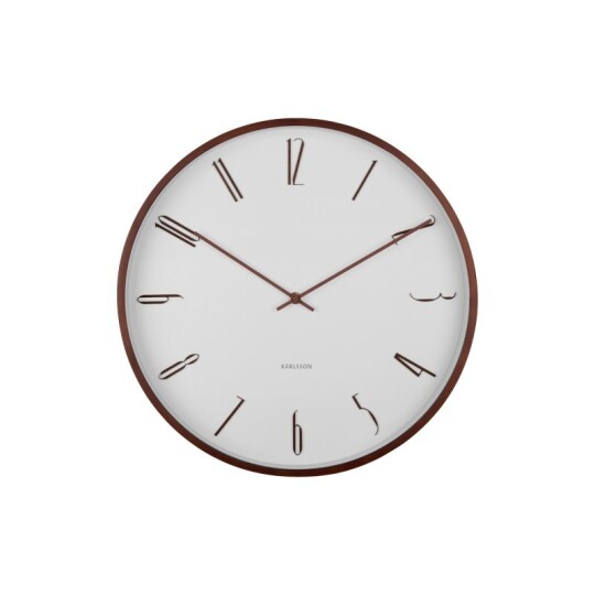 Image of Karlsson Wall clock Scandia - часовник White