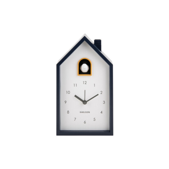Image of Karlsson Alarm clock Modern Cuckoo - часовник dark blue