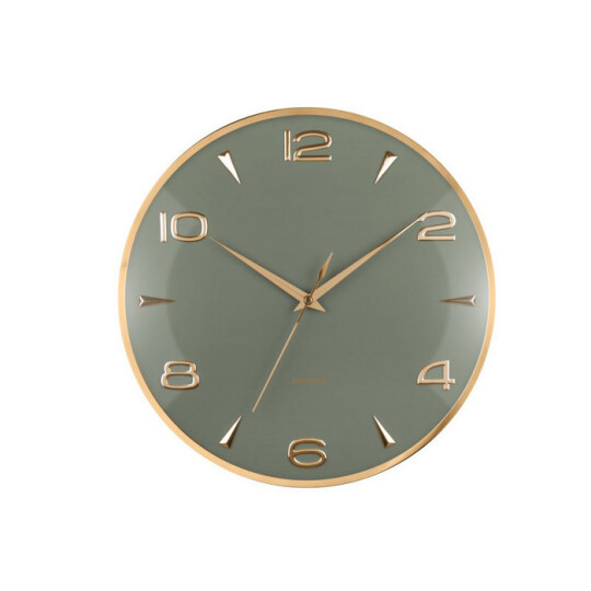 Image of Karlsson Wall clock Sienna Glow – часовник jungle green