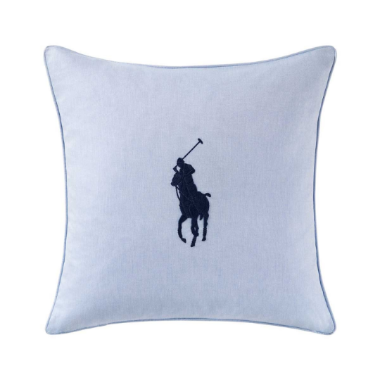 Image of RALPH LAUREN OXFORD Blue - декоративна перница 050х050