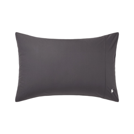 Image of RALPH LAUREN PLAYER Charcoal - сет од 2 навлаки за перници