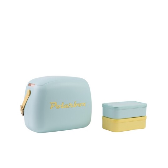 Image of Polarbox - фрижидер за пренос на храна 6L, celeste/amarilla