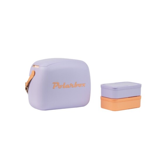 Image of Polarbox - фрижидер за пренос на храна 6L, malva/naranja