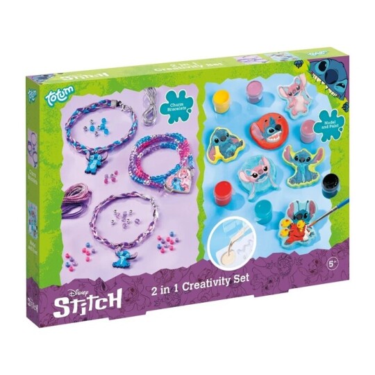 Image of DISNEY STITCH 2 in 1 set - нараквици и моделирање