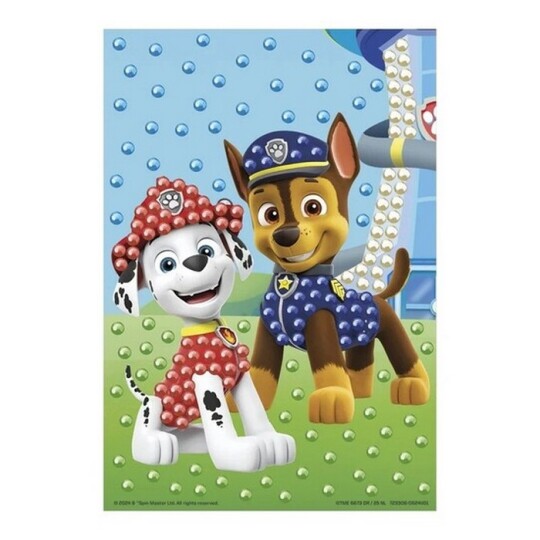 Image of PAW PATROL bead art A5 - сликање со монистри