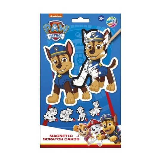 Image of PAW PATROL - магнети за гребење 10 pcs + scratch pen