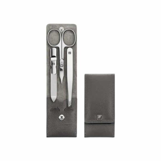 Image of ZWB Classic Inox Leather Case - сет за маникир (3 парчиња)