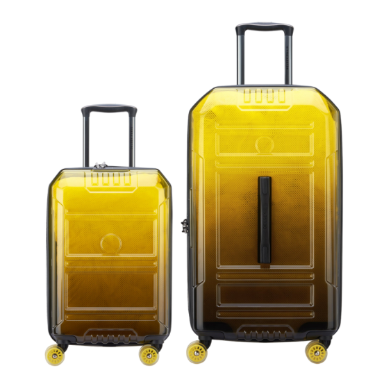 Image of Rempart Nest 801/818 - сет од 2 куфери, Translucent yellow