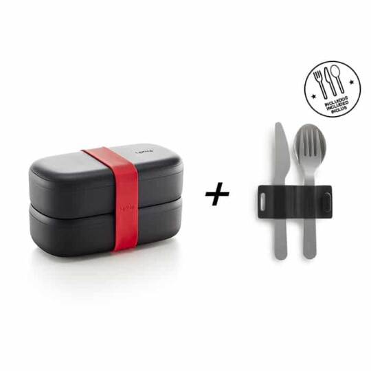 Image of Lunch Box To Go + Cutlery - кутија за пренос на храна + прибор