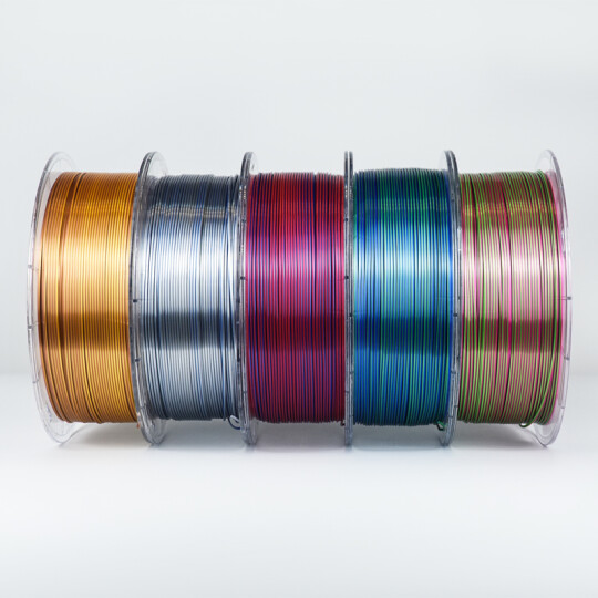 Image of Silver3D Pink - Blue Dual-color silk PLA  - Розево - сино