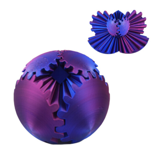 Image of Silver3D Red - Blue Dual-color silk PLA  - Црвено - Сино