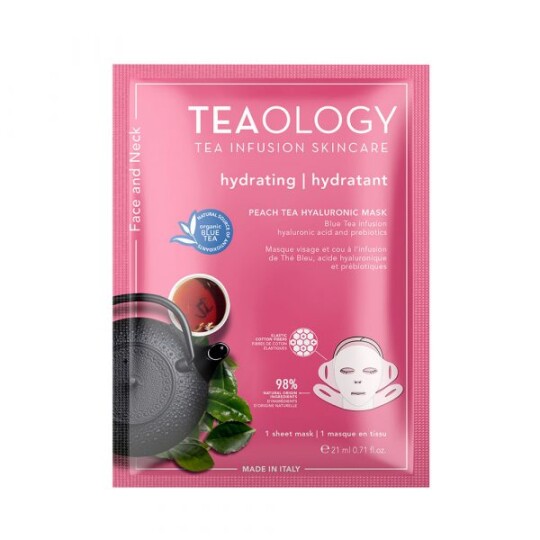 Image of TEAOLOGY Peach Tea Hyaluronic Mask 21ML