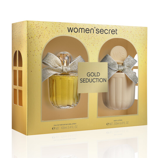 Image of WOMAN'SECRET Gold Seduction Gift SET EDP 100ml + Body Lotion 200ml