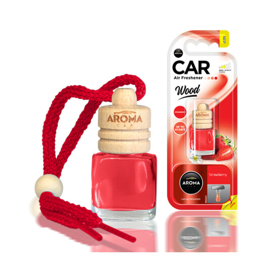 Image of Освежувач Aroma Car Wood Strawberry