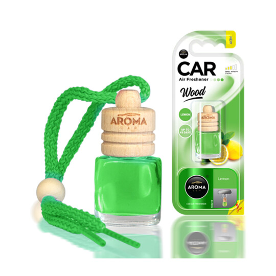 Image of Освежувач Aroma Car Wood Lemon