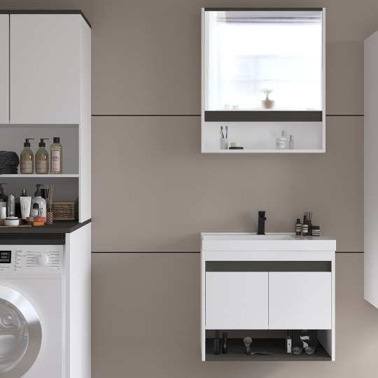 Image of Мебел за бања FABBYGO MANAVGAT 80cm