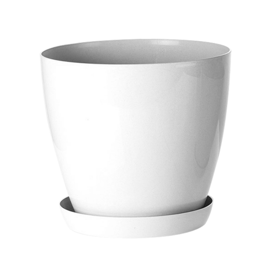 Image of Саксија fabbygo Orhideja 21x22cm - бела