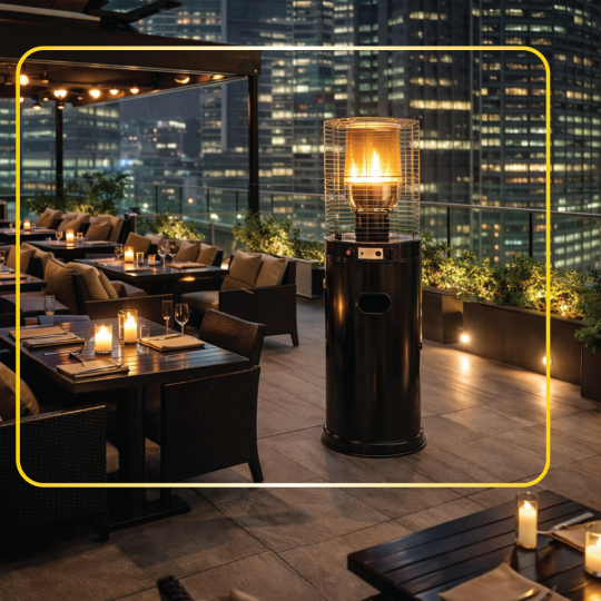 Image of Греалка на плин печурка 106.5CM OKR.