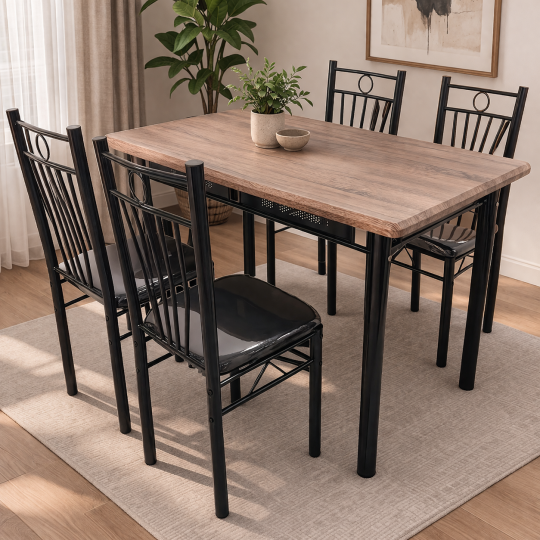 Image of Трпезариски сет 4+1 fabbygo AB25730