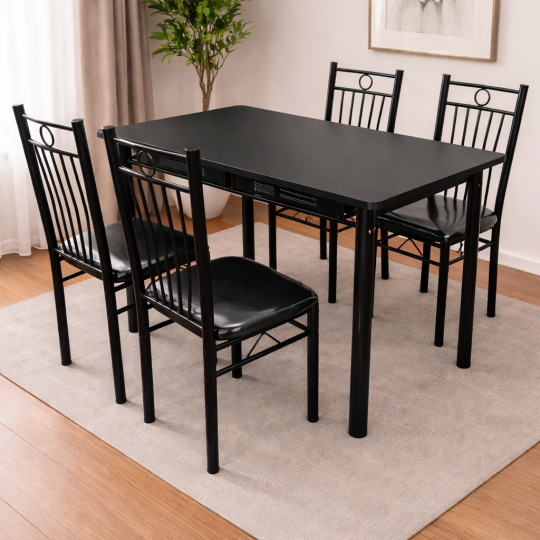 Image of Трпезариски сет 4+1 fabbygo AB25730