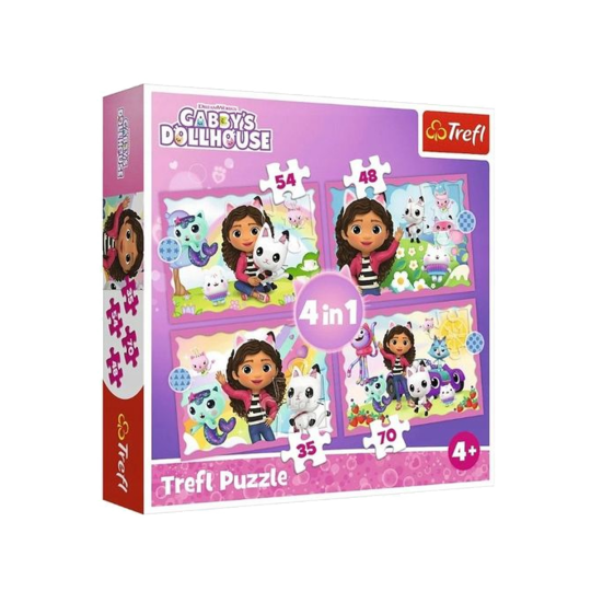 Image of 4 во 1 сложувалка Gabby's Dollhouse