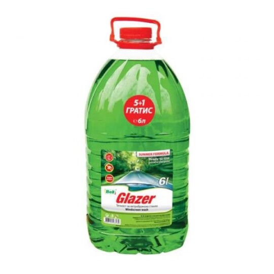 Image of Течност за ветробра.стакло Glazer 5+1L