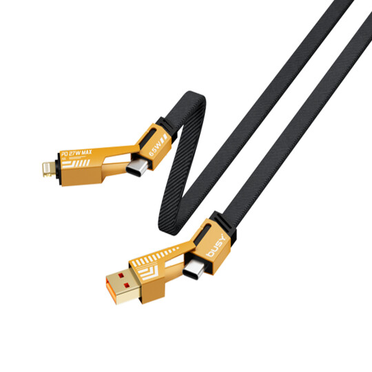 Image of Busy® Flat Transformer 4 in 1 cable - 51067