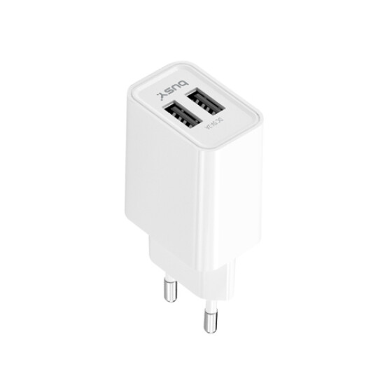 Image of Busy® Dual USB wall charger 2.4A - 50766