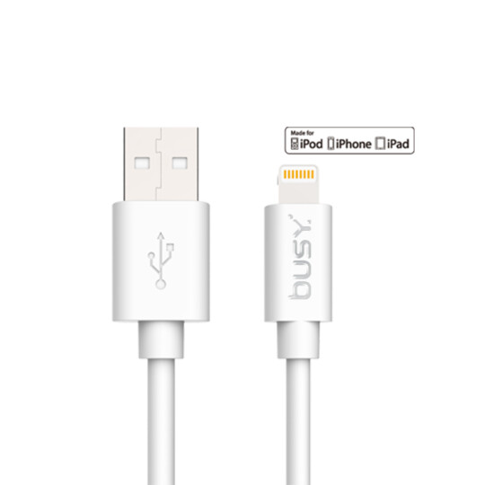 Image of Busy® MFI Certified  Lightning USB PVC Cable - 50692