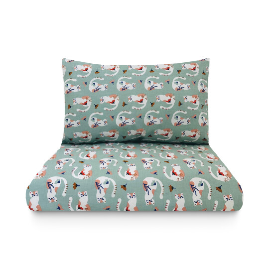 Image of ПОСТЕЛНИНА 2 ДЕЛА, ДВОСТРАНА ALINA