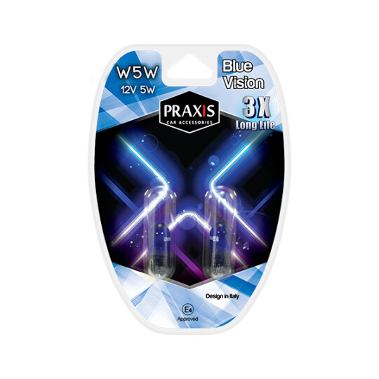 Image of Сијалица Praxis Blue Vision - W5W 12V 55W 52314